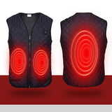 Maxbell Electric Heated Vest for Men Women Clothes Heating Jacket for Motorcycle XXL XXXL 4XL