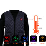 Maxbell Electric Heated Vest for Men Women Clothes Heating Jacket for Motorcycle XXL XXXL 4XL