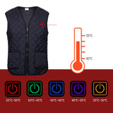 Maxbell Electric Heated Vest for Men Women Clothes Heating Jacket for Motorcycle XXL XXXL 4XL