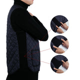 Maxbell Electric Heated Vest for Men Women Clothes Heating Jacket for Motorcycle L XL XXL