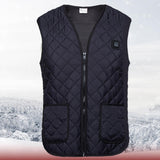 Maxbell Electric Heated Vest for Men Women Clothes Heating Jacket for Motorcycle L XL XXL
