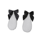 Maxbell 1 Pair Cosplay Bunny Plush Lop Ears Hair Clip Lovely for Photo Props Black