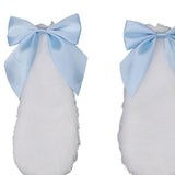 Maxbell 1 Pair Cosplay Bunny Plush Lop Ears Hair Clip Lovely for Photo Props Blue