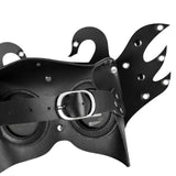 Maxbell Artificial Leather Halloween Cosplay Mask Soft Adjustable Strap Comfortable