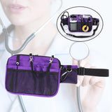 Maxbell Utility Nurse Fanny Pack Nursing Organizer Belt Nurse Apron Hip Bag Pouch Violet