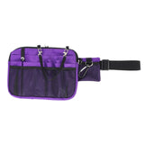Maxbell Utility Nurse Fanny Pack Nursing Organizer Belt Nurse Apron Hip Bag Pouch Violet