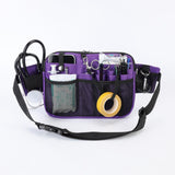 Maxbell Utility Nurse Fanny Pack Nursing Organizer Belt Nurse Apron Hip Bag Pouch Violet