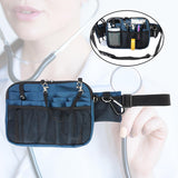 Maxbell Utility Nurse Fanny Pack Nursing Organizer Belt Nurse Apron Hip Bag Pouch Blue