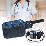 Maxbell Utility Nurse Fanny Pack Nursing Organizer Belt Nurse Apron Hip Bag Pouch Blue