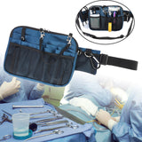 Maxbell Utility Nurse Fanny Pack Nursing Organizer Belt Nurse Apron Hip Bag Pouch Blue