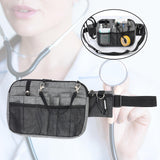 Maxbell Utility Nurse Fanny Pack Nursing Organizer Belt Nurse Apron Hip Bag Pouch Gray