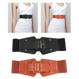Maxbell 70cm Dress Elastic Waist Belt Stretch Cinch Belt Bridal Women Wide Waistband Black