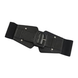Maxbell 70cm Dress Elastic Waist Belt Stretch Cinch Belt Bridal Women Wide Waistband Black
