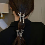 Maxbell Hair Metal Claw Metal Hair Clips Retro Style Hairpin for Medium Hair Women
