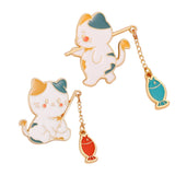 Maxbell 2 Pieces Enamel Brooch Pins Accessories Pendant for Backpacks Shirt Sweater