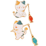 Maxbell 2 Pieces Enamel Brooch Pins Accessories Pendant for Backpacks Shirt Sweater