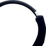 Maxbell Car Steering Wheel Cover Protector Winter Warm Odorless Anti Slip Auto Black