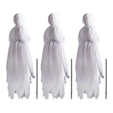 Maxbell Hanging Halloween Witches Light up Waterproof for Garden Outdoor Decor 3pcs Ornaments