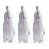 Maxbell Hanging Halloween Witches Light up Waterproof for Garden Outdoor Decor 3pcs Ornaments