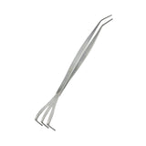Maxbell Mini Gardening Rake Portable Min Hand Rake Reusable for Backyard Home Garden
