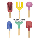 Maxbell 6x Kids Gardening Tool Set Bonsai Transplanting Tool for Home Children Toy