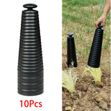 Maxbell 10 Pieces Straight Barrel Cover Protection Cover for Nursery Cultivation