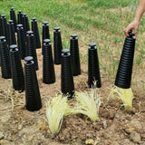 Maxbell 10 Pieces Straight Barrel Cover Protection Cover for Nursery Cultivation