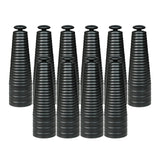 Maxbell 10 Pieces Straight Barrel Cover Protection Cover for Nursery Cultivation