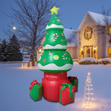 Maxbell Inflatable Christmas Tree Light up Xmas Tree for Outdoor Indoor Party Decor