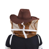 Maxbell Beekeeper Cowboy Hat with Veil and Gloves Anti Bee for Men Women Protection