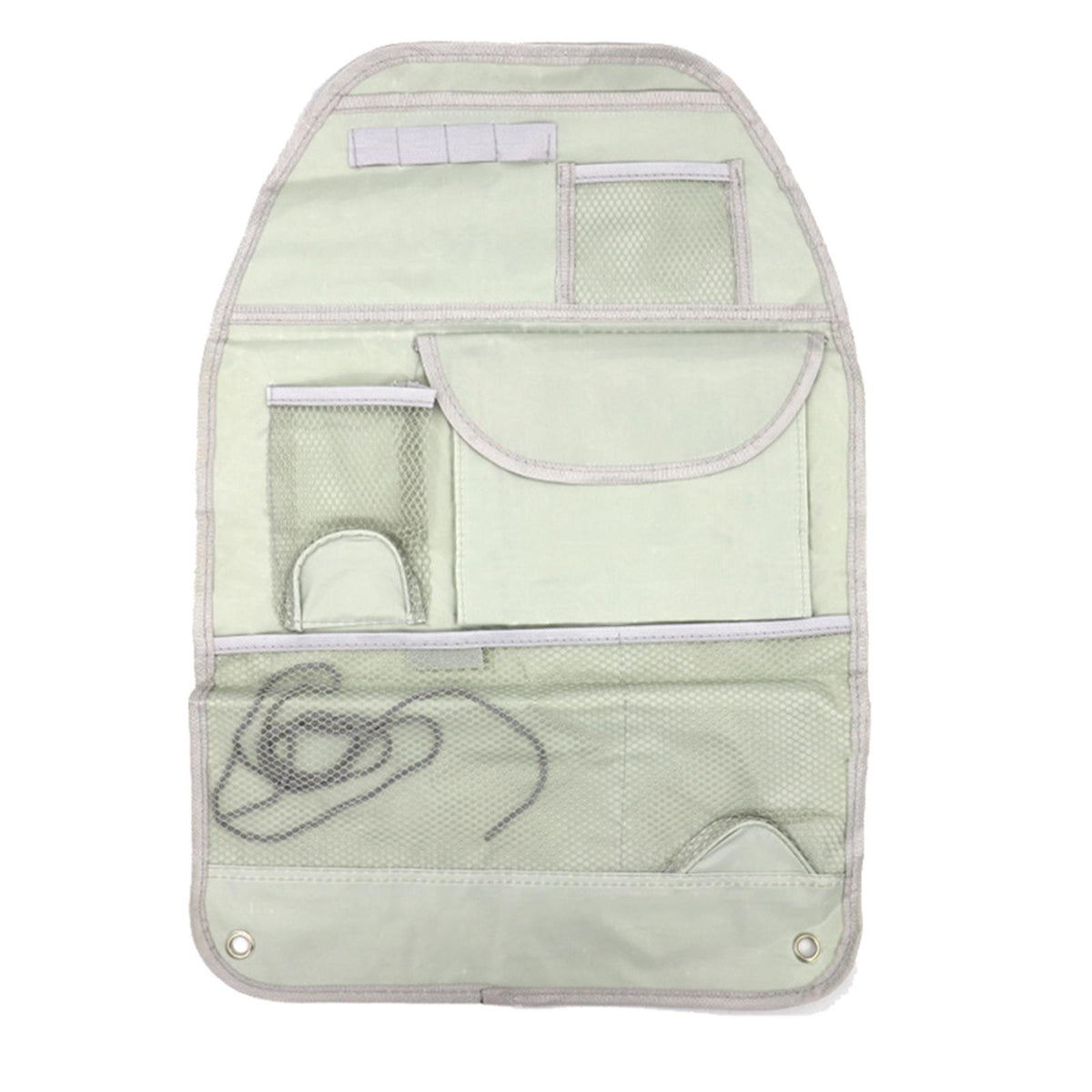 Maxbell Car Back Seat Organiser Travel Accessories Cup Holder Pocket Universal Grey