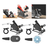 Maxbell Angle Grinder Holder Cutting Machine Bracket Base Cutter Support Protector 9pcs Set