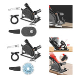 Maxbell Angle Grinder Holder Cutting Machine Bracket Base Cutter Support Protector 9pcs Set