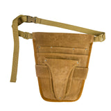 Maxbell Garden Tool Belt Tool Waist Pouch with Multiple Pocket for Women & Men Brown