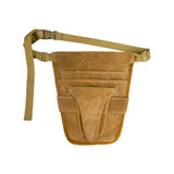Maxbell Garden Tool Belt Tool Waist Pouch with Multiple Pocket for Women & Men Brown