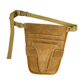 Maxbell Garden Tool Belt Tool Waist Pouch with Multiple Pocket for Women & Men Brown