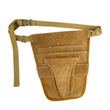 Maxbell Garden Tool Belt Tool Waist Pouch with Multiple Pocket for Women & Men Brown