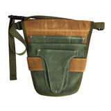 Maxbell Garden Tool Belt Tool Waist Pouch with Multiple Pocket for Women & Men green and brown