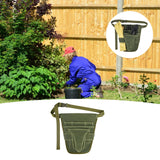 Maxbell Garden Tool Belt Tool Waist Pouch with Multiple Pocket for Women & Men Green