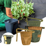 Maxbell Garden Tool Belt Tool Waist Pouch with Multiple Pocket for Women & Men Green