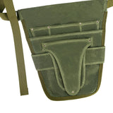 Maxbell Garden Tool Belt Tool Waist Pouch with Multiple Pocket for Women & Men Green