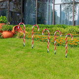 Maxbell Christmas LED Lamps String Candy Cane Battery Powered Lights for Lawn Garden