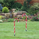 Maxbell Christmas LED Lamps String Candy Cane Battery Powered Lights for Lawn Garden