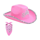 Maxbell Western Cowboy Cowgirl Hat Sequin Props Party Favors Holiday Fancy Dress Neat Edge