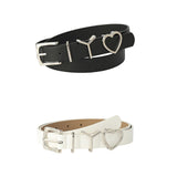 Maxbell 106cm Women PU Leather Waist Belt Width 0.9inch Skirt Pin Buckle Waist Band Black