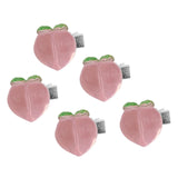 Maxbell 5Pcs Hair Clips Hair Accessories Claw Hair Clamp Jewelry Non Slip peach