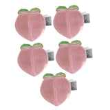 Maxbell 5Pcs Hair Clips Hair Accessories Claw Hair Clamp Jewelry Non Slip peach