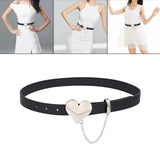 Maxbell Women Wide Waistband Cinch Belt Wedding Sweater Fancy Dress Waist Belt Black