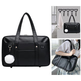 Maxbell JK Handbag Portable Satchel Shopping Bag Causal Japanese Style Shoulder Bags Black