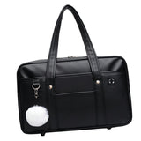 Maxbell JK Handbag Portable Satchel Shopping Bag Causal Japanese Style Shoulder Bags Black